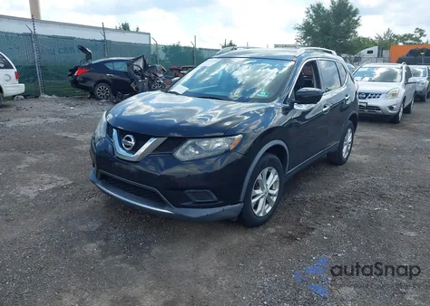 2016 Nissan Rogue Sv из США, поврежденный, VIN KNMAT2MV6GP673230